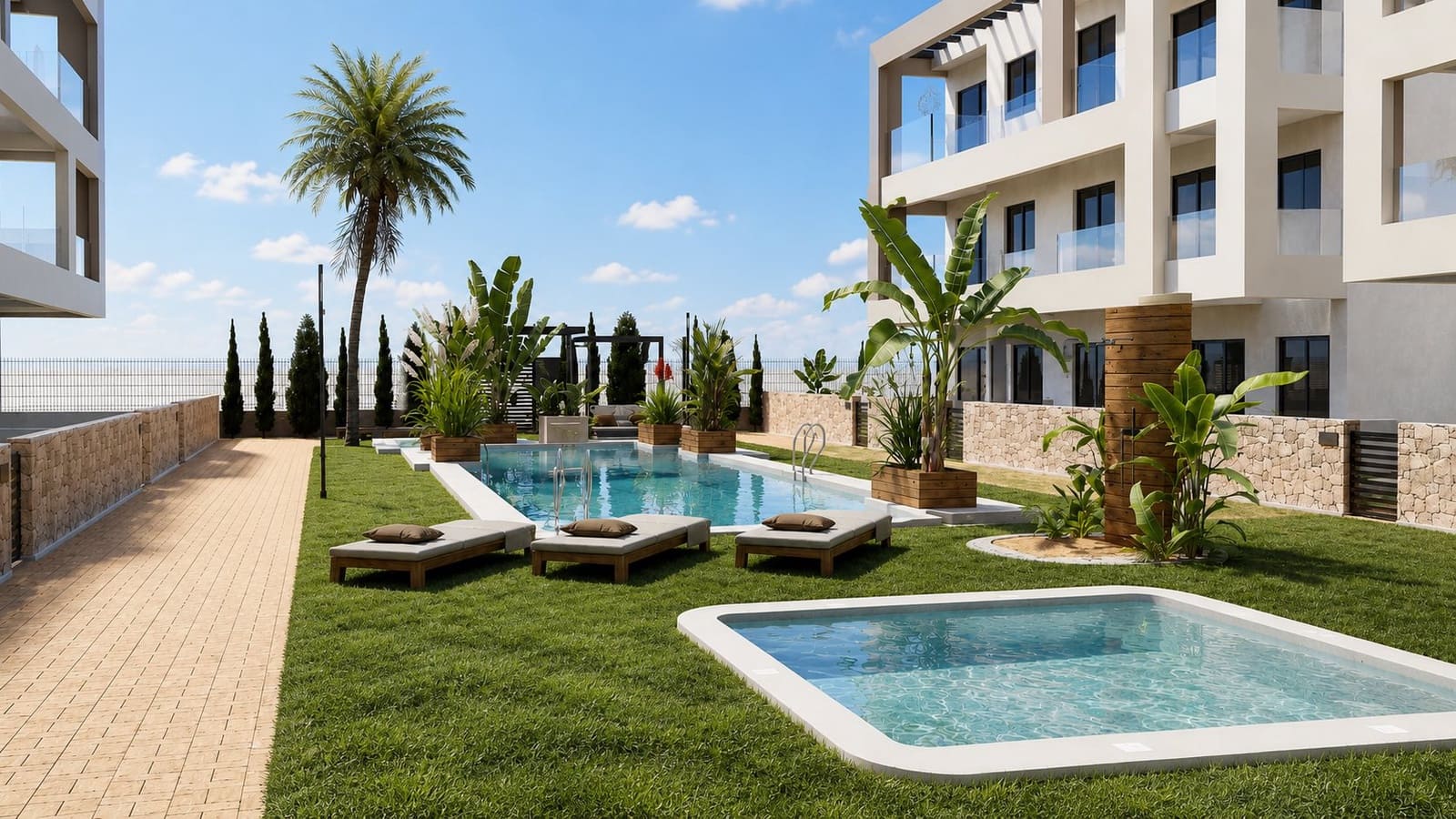 2 bedroom Apartment for sale in Pilar de la Horadada with pool garage - € 250,000 (Ref: 10050365)