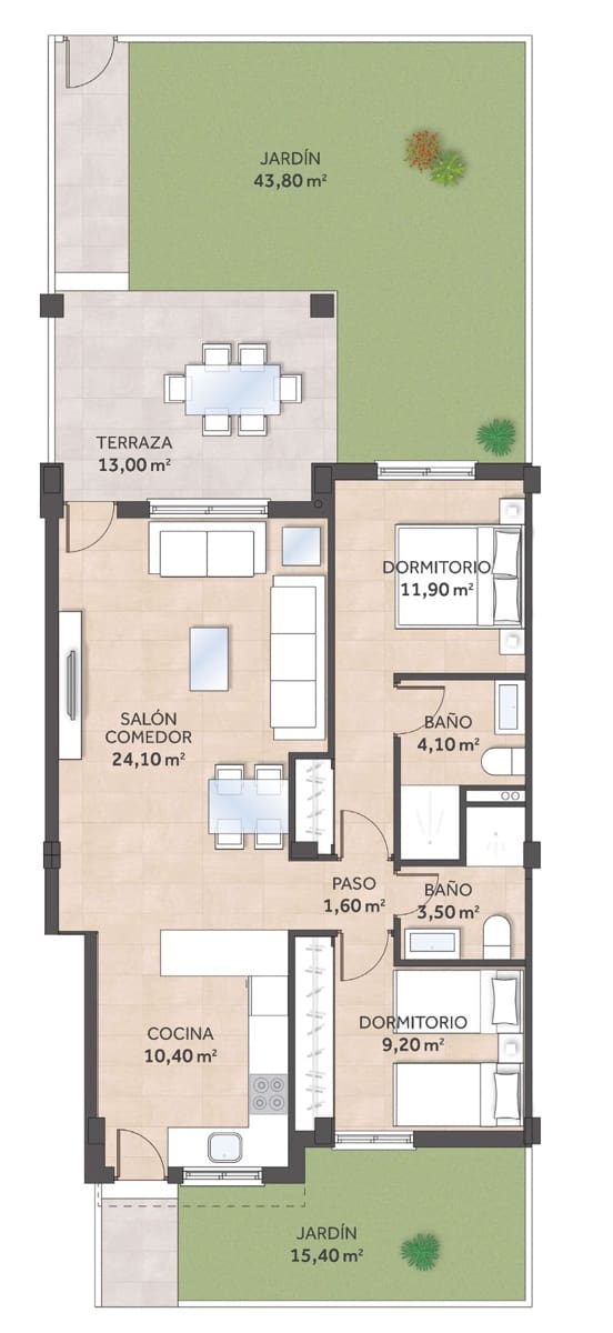 2 bedroom Apartment for sale in San Miguel de Salinas with pool garage - € 251,900 (Ref: 10050366)