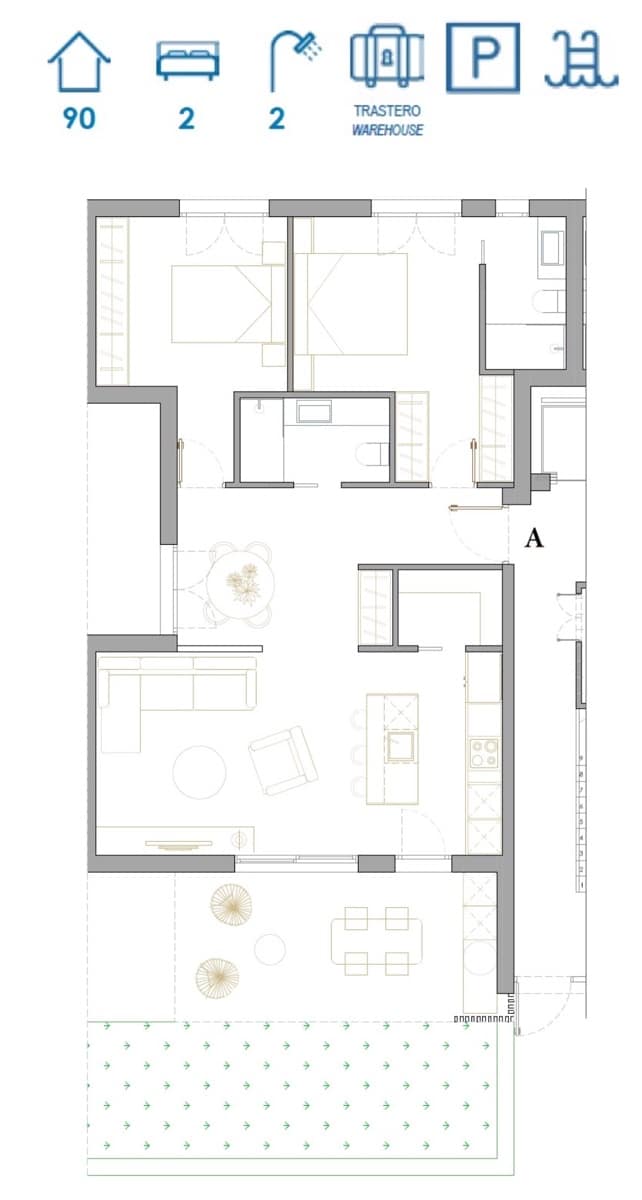3 slaapkamer Appartement te koop in San Pedro del Pinatar met zwembad garage - € 317.900 (Ref: 10055780)