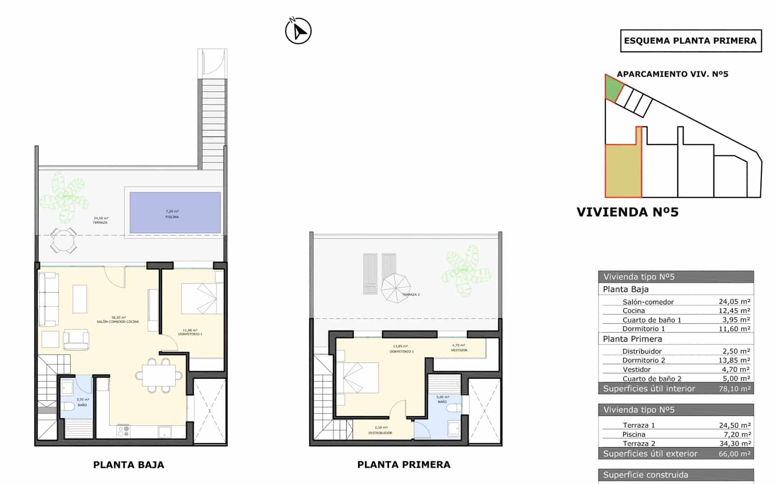 3 soverom Leilighet til salgs i Pilar de la Horadada med svømmebasseng garasje - € 319 900 (Ref: 10055792)