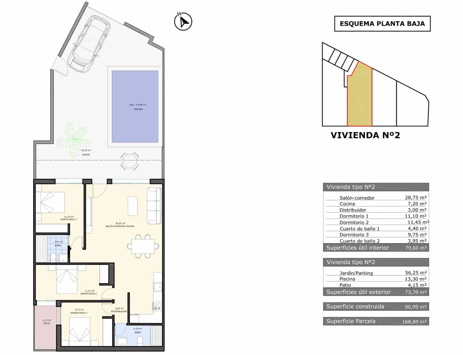 3 soverom Leilighet til salgs i Pilar de la Horadada med svømmebasseng garasje - € 319 900 (Ref: 10055792)
