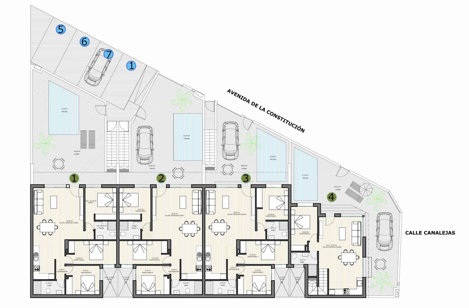 3 soverom Leilighet til salgs i Pilar de la Horadada med svømmebasseng garasje - € 319 900 (Ref: 10055792)