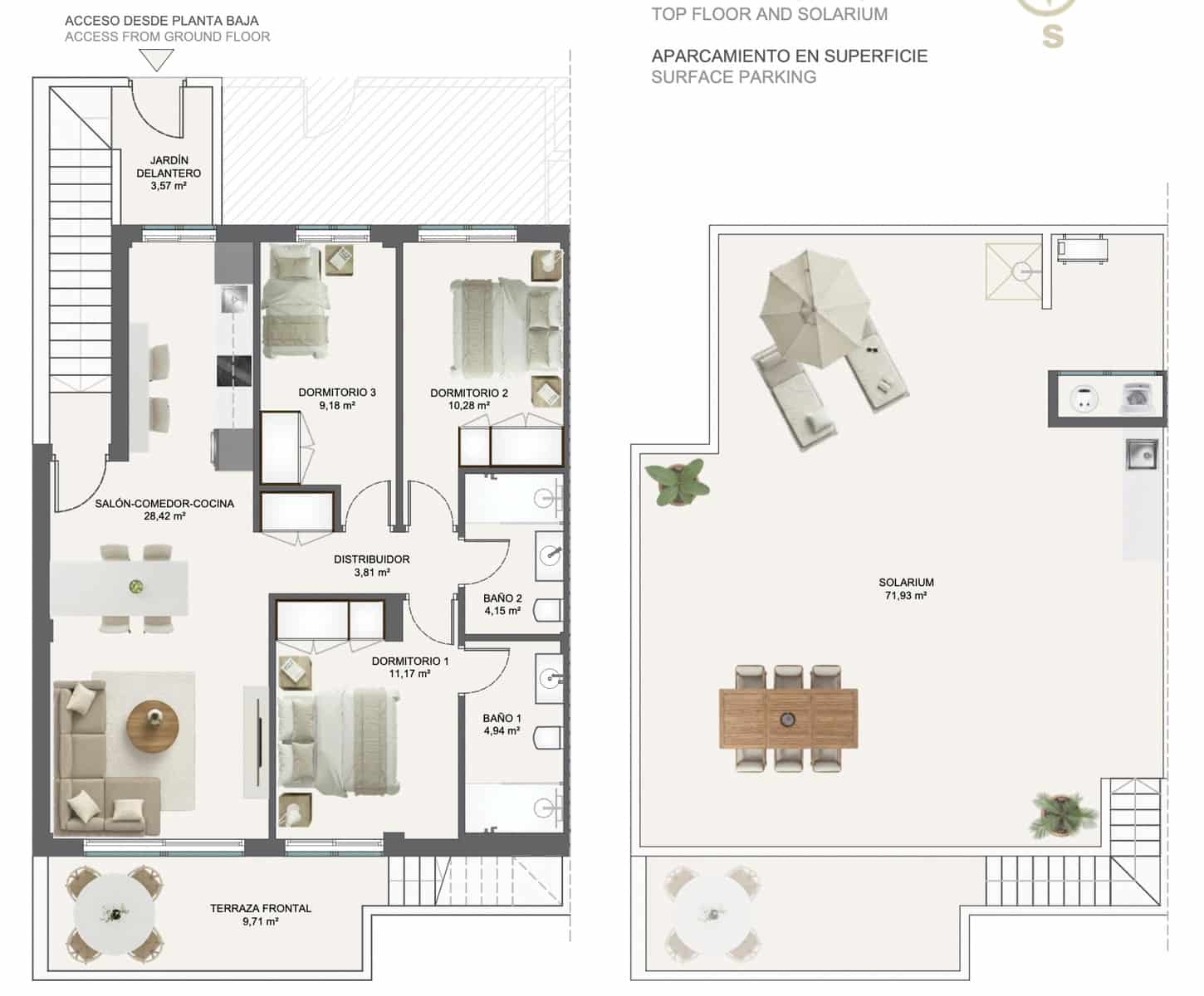 3 slaapkamer Appartement te koop in San Pedro del Pinatar met zwembad garage - € 345.000 (Ref: 10059518)