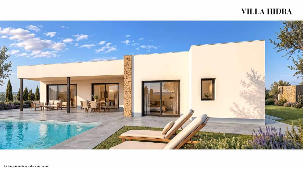 3 soveværelse Villa til salg i Aspe med swimmingpool garage - € 452.000 (Ref: 10182062)