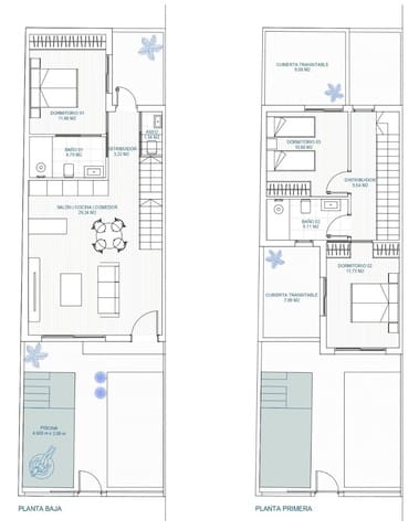 3 Zimmer Haus zu verkaufen in Torre-Pacheco mit Pool Garage - 295.900 € (Ref: 10183218)