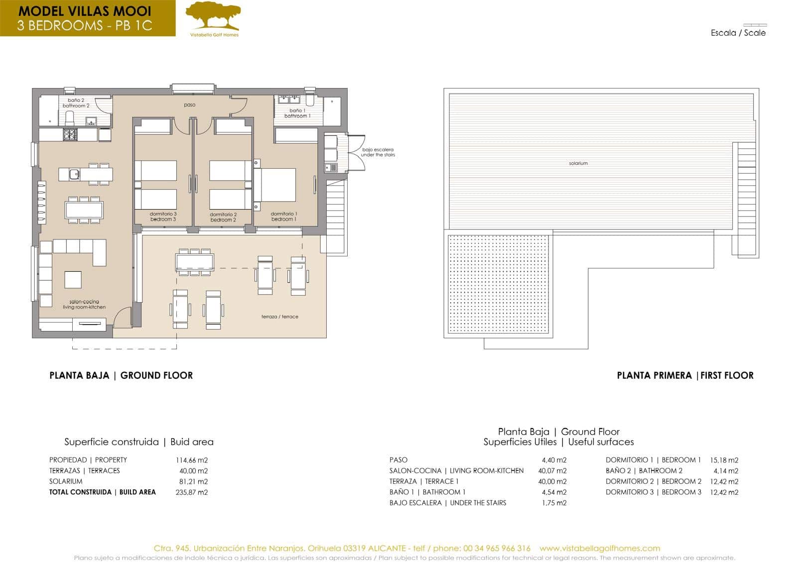 3 soveværelse Villa til salg i Orihuela med swimmingpool - € 469.900 (Ref: 10186001)