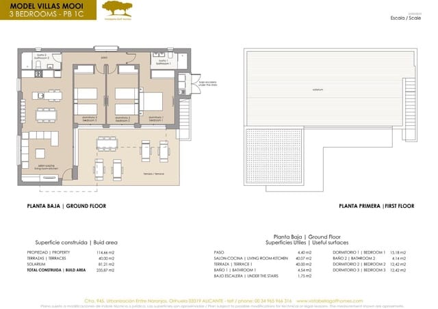 3 soveværelse Villa til salg i Desamparados - Hurchillo - Torremendo, Orihuela med swimmingpool - € 469.900 (Ref: 10186001)