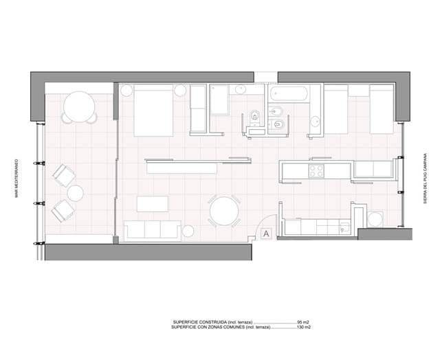 2 bedroom Apartment for sale in Benidorm with pool garage - € 499,000 (Ref: 9185029)