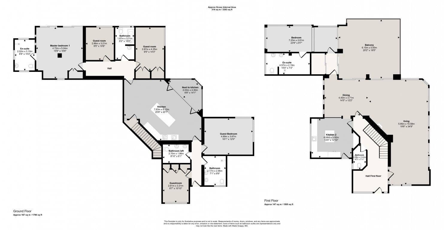 6 bedroom Villa for sale in Albir with pool - € 2,950,000 (Ref: 9803927)