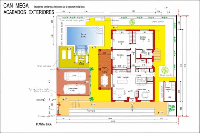 3 slaapkamer Villa te koop in Polop met zwembad garage - € 763.000 (Ref: 9931219)