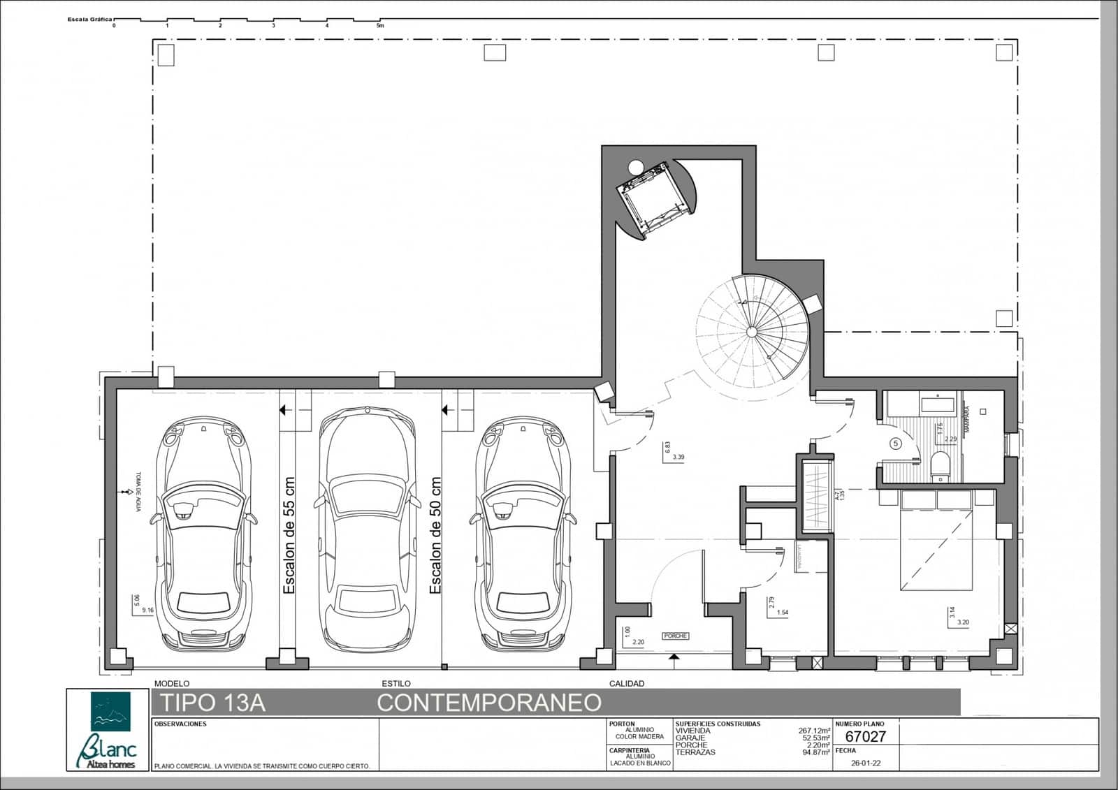 5 soverom Villa til salgs i Altea med svømmebasseng - € 1 148 861 (Ref: 6512680)