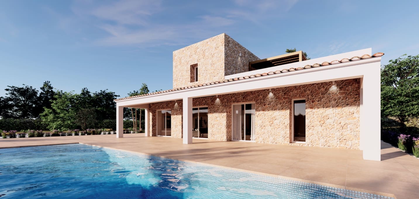 3 sypialnia Finka/Dom wiejski na sprzedaż w Benissa z basenem - 1 650 000 € (Ref: 6700185)