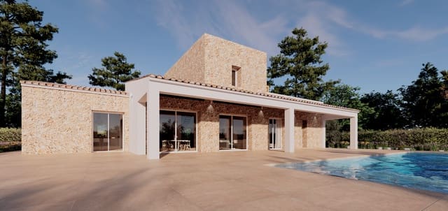 3 slaapkamer Finca/Landhuis te koop in Benissa met zwembad - € 1.650.000 (Ref: 6700185)