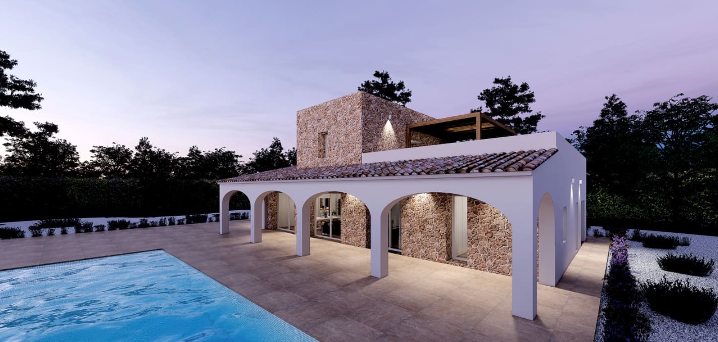 3 sypialnia Finka/Dom wiejski na sprzedaż w Benissa z basenem - 1 650 000 € (Ref: 6700185)