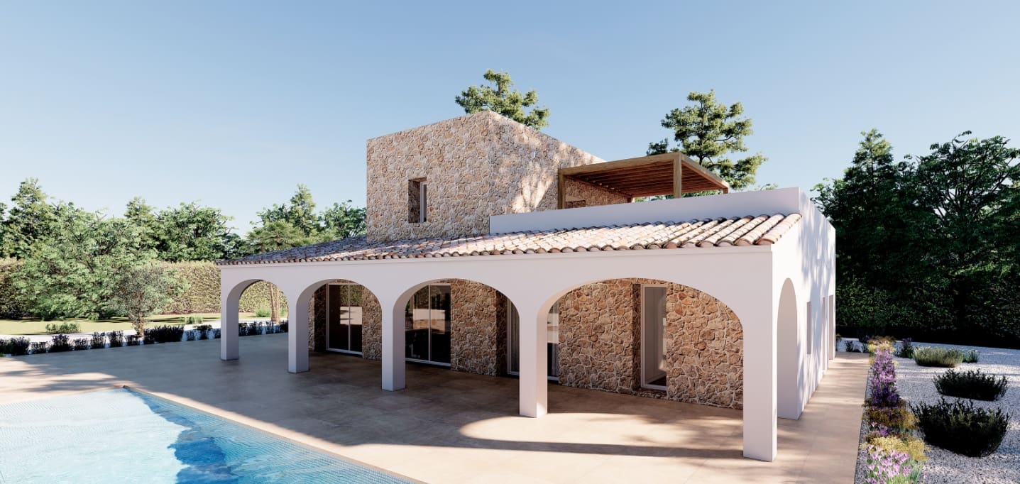 3 sypialnia Finka/Dom wiejski na sprzedaż w Benissa z basenem - 1 650 000 € (Ref: 6700185)