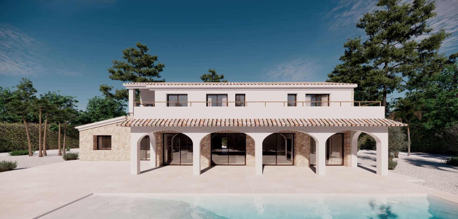 4 sovrum Finca/Hus på landet till salu i Benissa med pool - 2 275 000 € (Ref: 6713885)