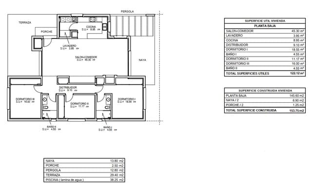 3 sypialnia Willa na sprzedaż w Benitachell / Benitatxell z basenem - 625 000 € (Ref: 7602379)