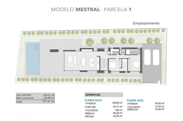 3 sovrum Villa till salu i Centro Urbano, Dénia med pool - 1 159 000 € (Ref: 8177101)