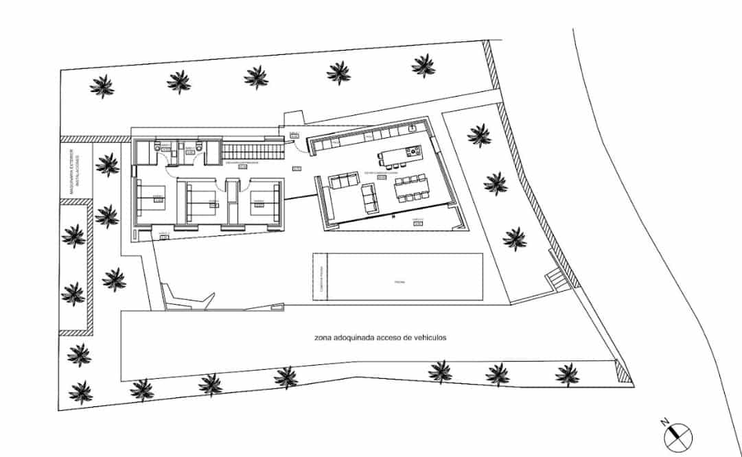 4 makuuhuone Huvila myytävänä paikassa Benissa mukana uima-altaan - 1 370 000 € (Ref: 9058555)