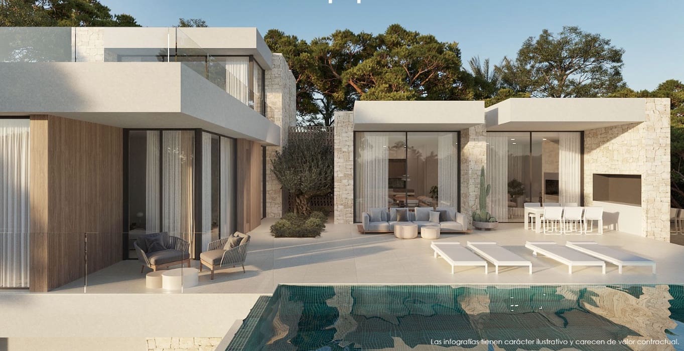 3 sypialnia Willa na sprzedaż w Benissa z basenem - 1 850 000 € (Ref: 9440001)