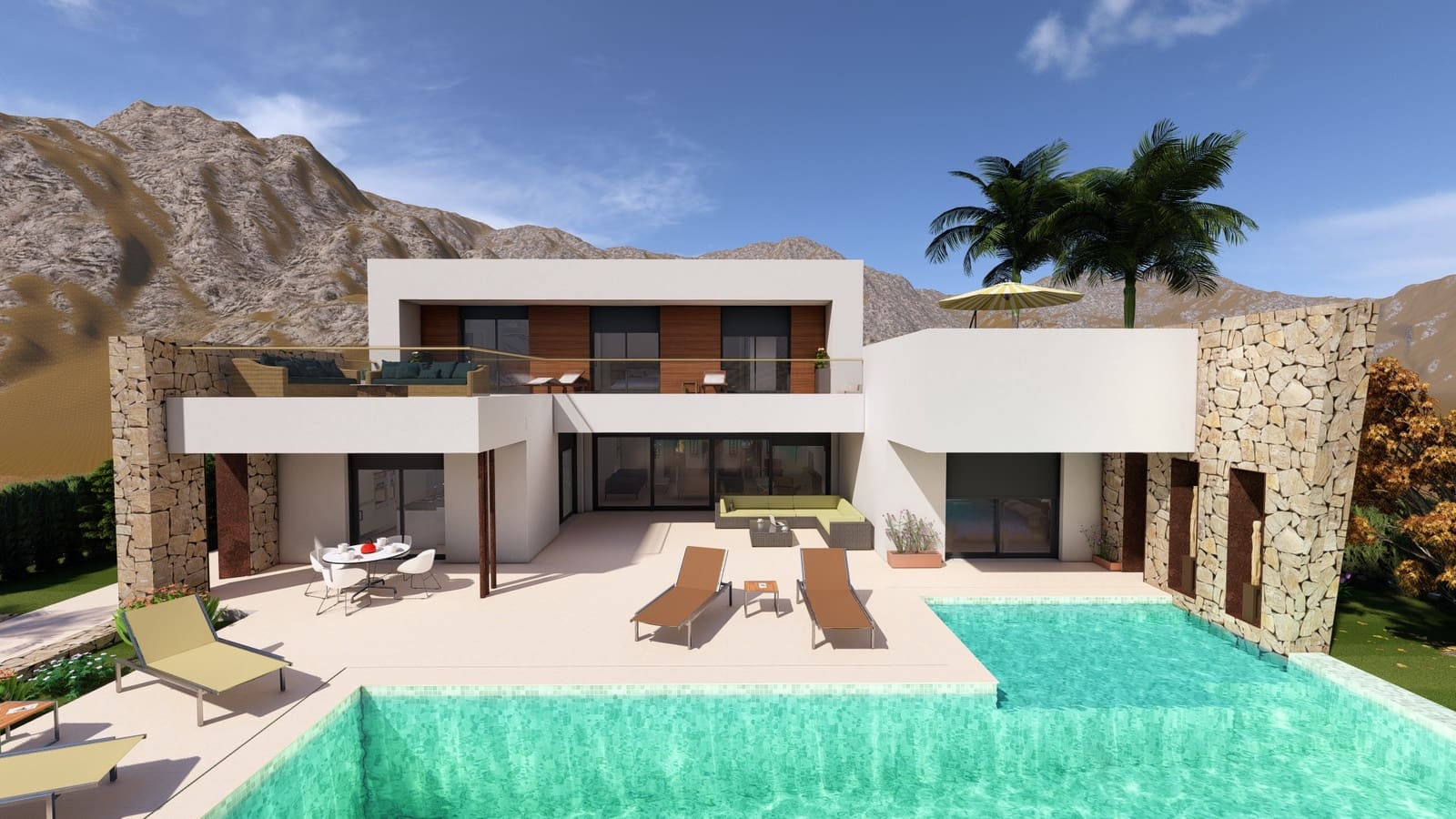 Chalet de 3 habitaciones en Moraira en venta con piscina - 1.475.000 € (Ref: 9655978)