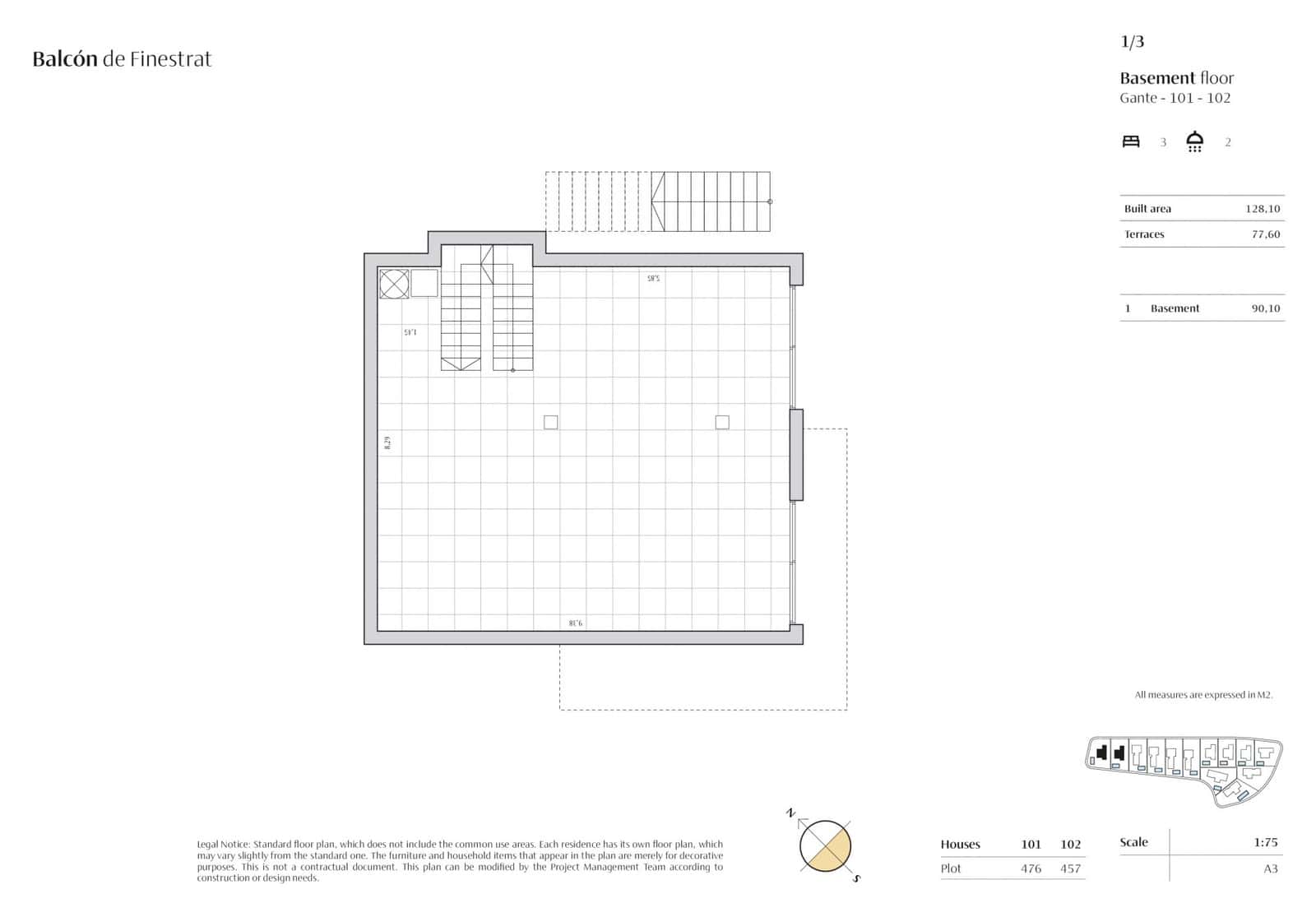 3 makuuhuone Huvila myytävänä paikassa Finestrat mukana uima-altaan - 799 900 € (Ref: 9738471)