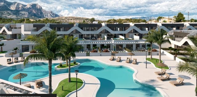 2 quarto Apartamento para venda em Pueblo - Urbanizaciones, Alfaz del Pi / L'Alfàs del Pi com piscina - 274 000 € (Ref: 9894140)