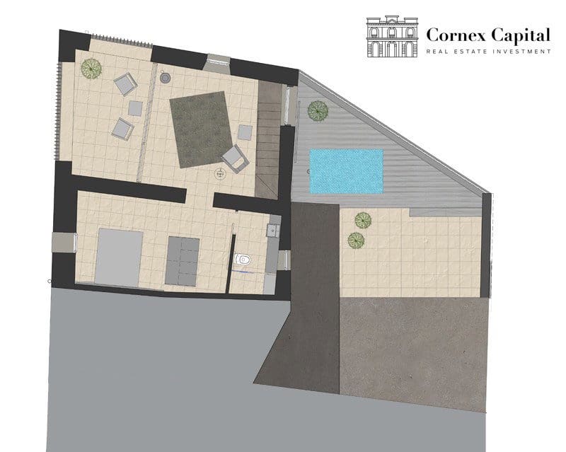 4 bedroom Townhouse for sale in Jafre with pool garage - € 645,000 (Ref: 10139779)