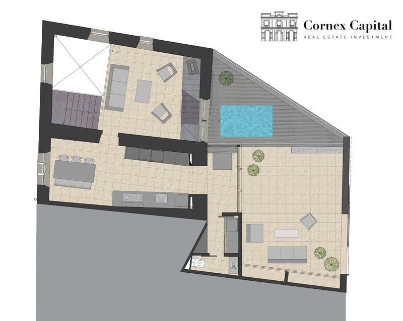 4 bedroom Townhouse for sale in Jafre with pool garage - € 645,000 (Ref: 10139779)