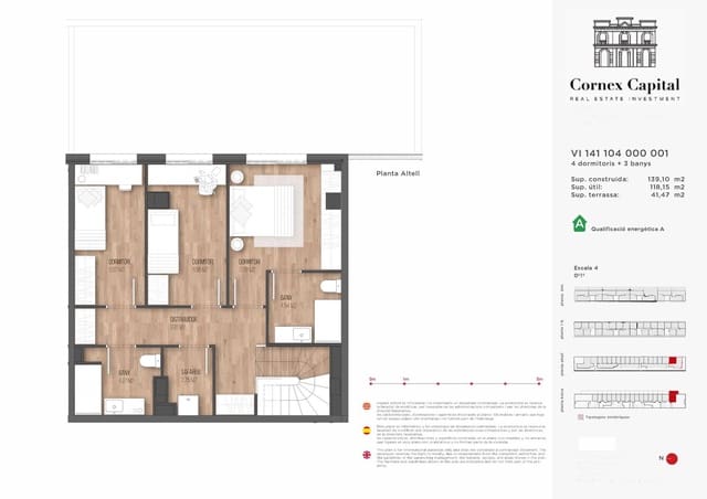 4 soverom Leilighet til salgs i Sant Andreu, Barcelona by med svømmebasseng garasje - € 890 000 (Ref: 10166738)