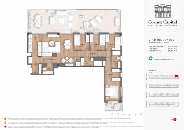4 soverom Leilighet til salgs i Sant Andreu, Barcelona by med svømmebasseng garasje - € 1 015 000 (Ref: 10166739)