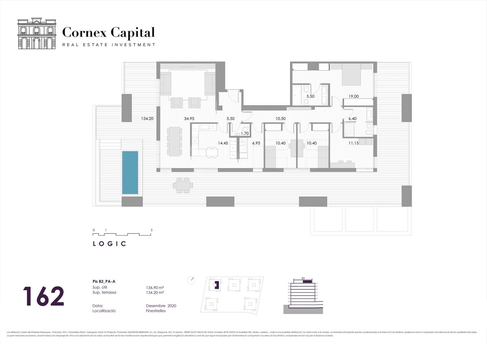 4 soveværelse Lejlighed til salg i Esplugues de Llobregat med swimmingpool garage - € 2.211.000 (Ref: 8576487)
