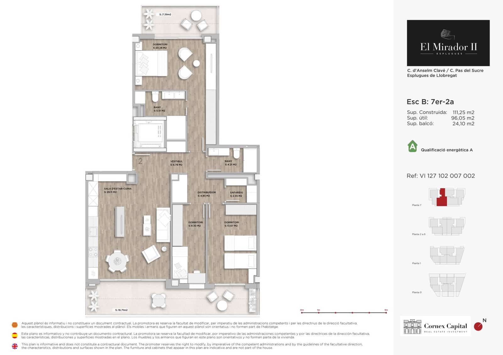 3 chambre Appartement à vendre à Esplugues de Llobregat avec piscine garage - 785 000 € (Ref: 8696578)