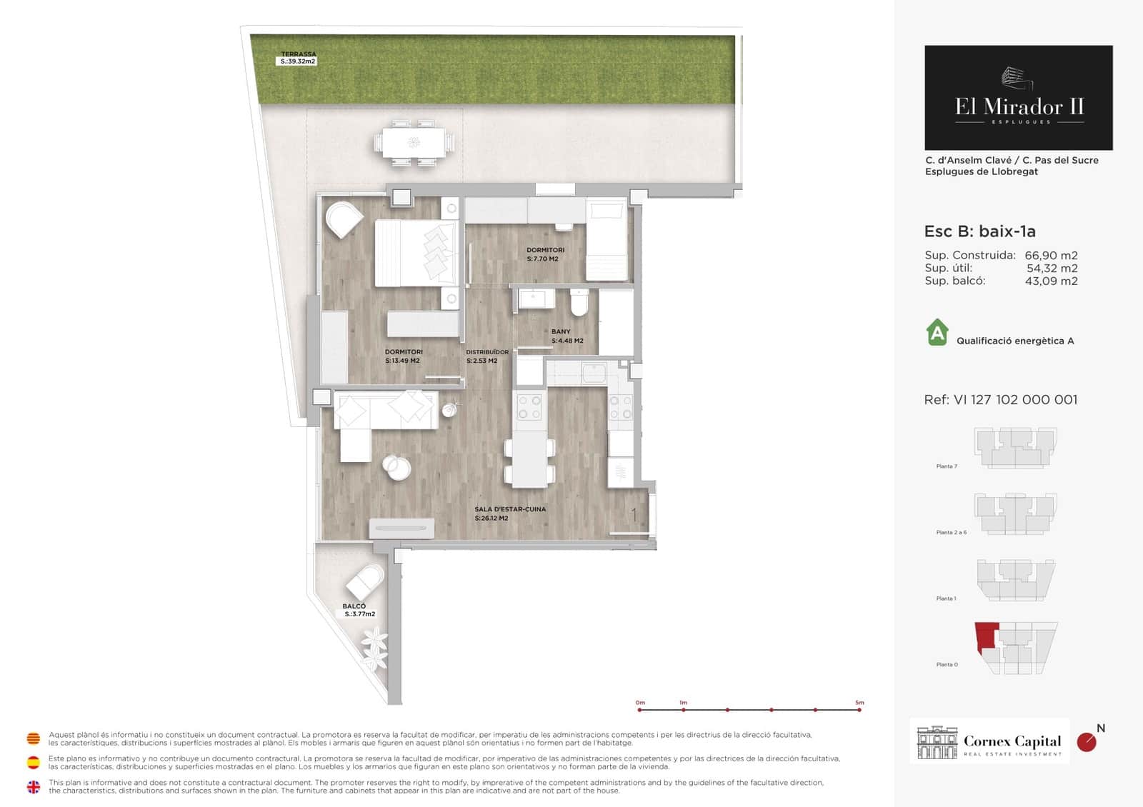 2 soverom Leilighet til salgs i Esplugues de Llobregat med svømmebasseng garasje - € 452 000 (Ref: 8696579)