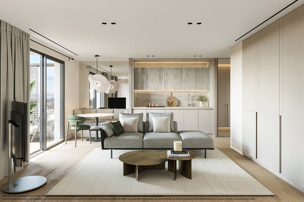 2 sovrum Lägenhet till salu i Barcelona stad med pool - 905 000 € (Ref: 9057624)