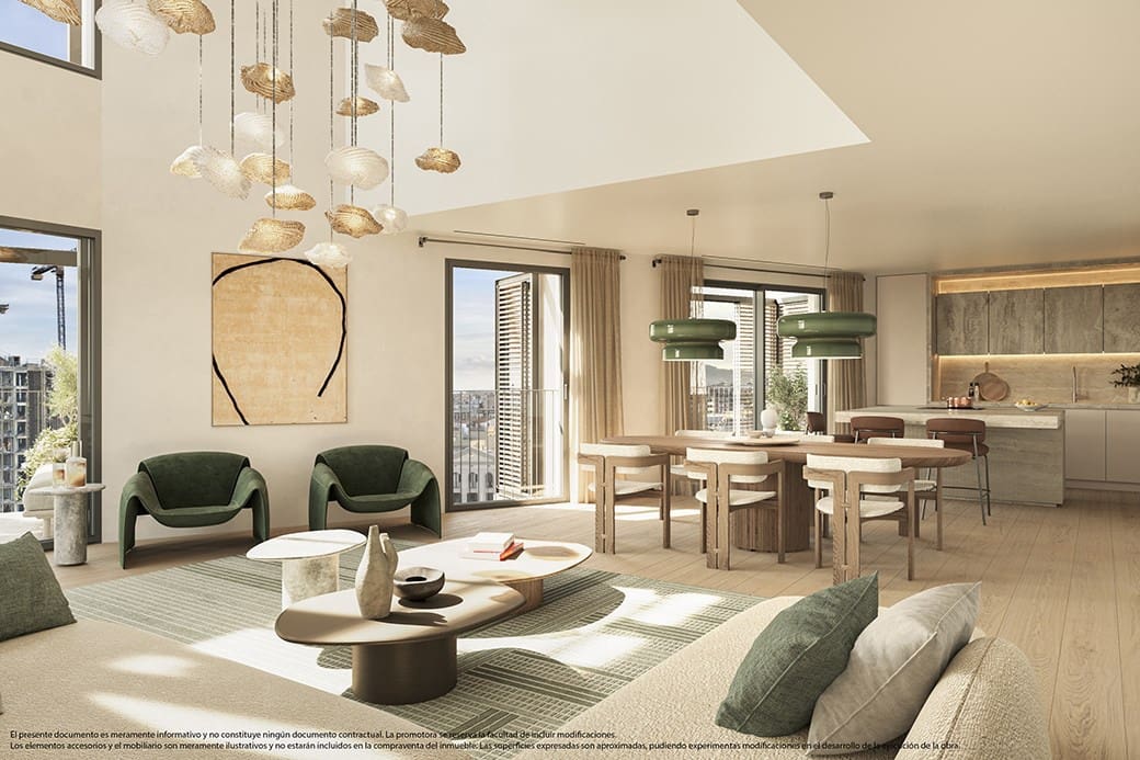 2 sovrum Lägenhet till salu i Barcelona stad med pool - 905 000 € (Ref: 9057624)