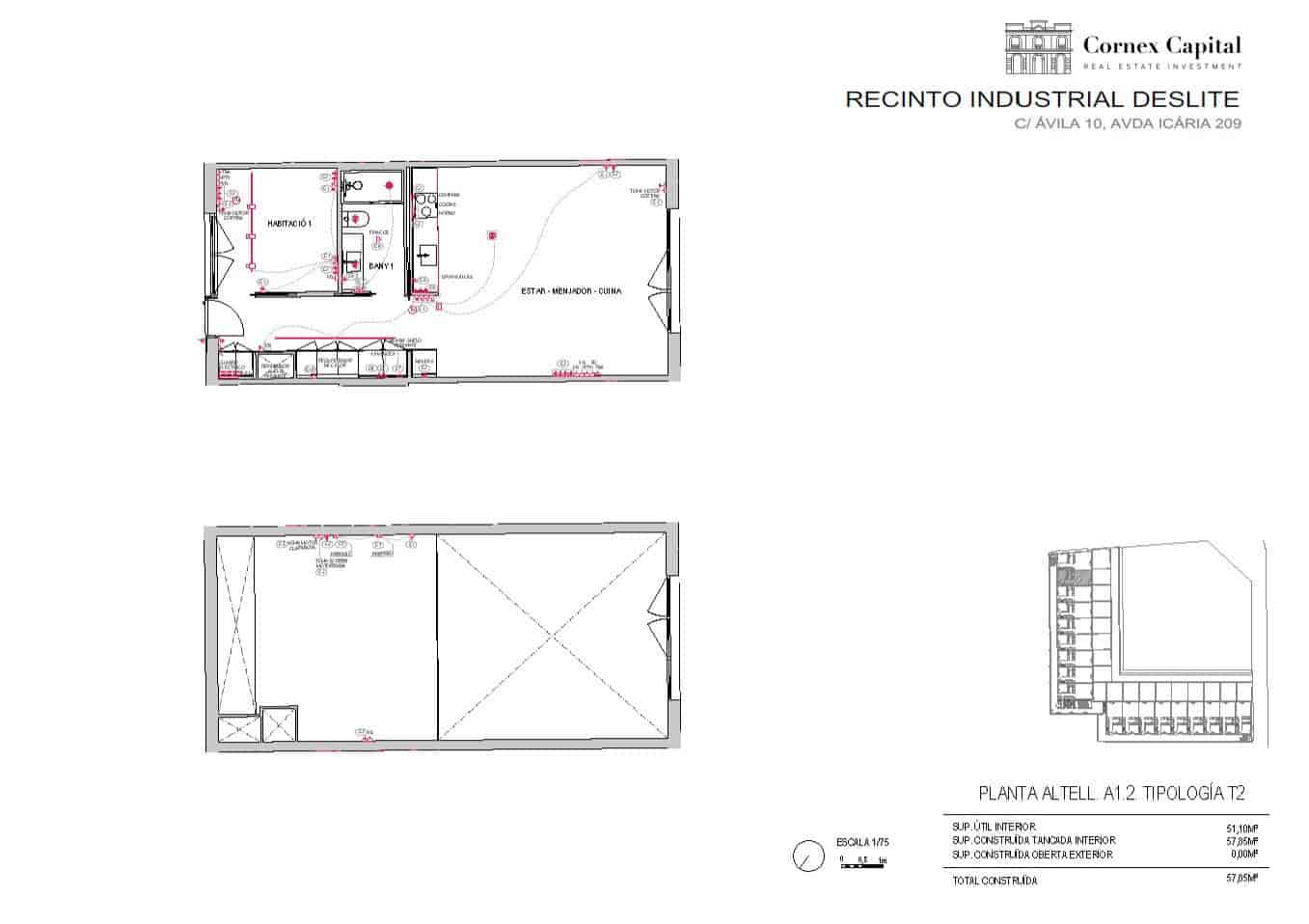 2 soveværelse Lejlighed til salg i Barcelona by - € 480.000 (Ref: 9433299)