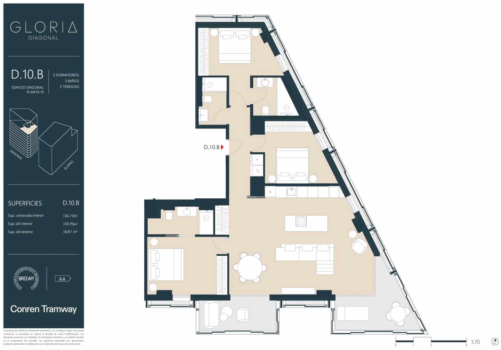 3 slaapkamer Appartement te koop in Barcelona stad met zwembad - € 2.200.000 (Ref: 9437140)