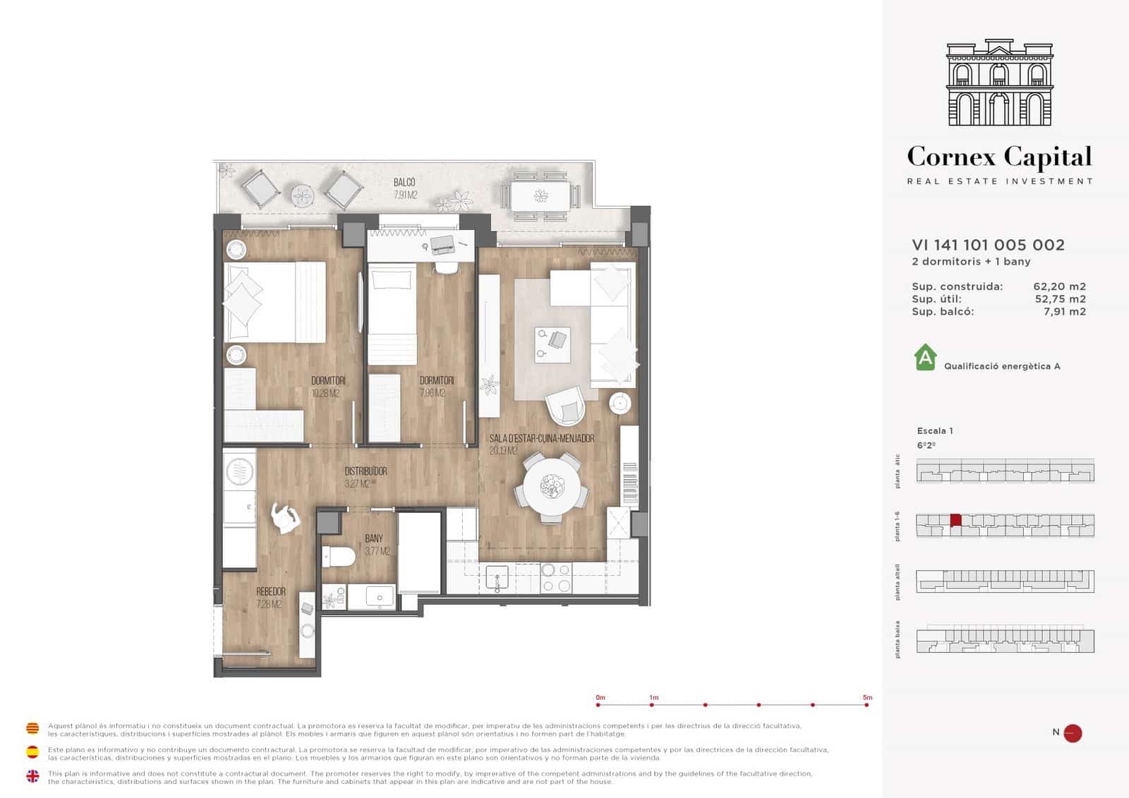 2 camera da letto Appartamento in vendita in Barcelona citta con piscina garage - 449.000 € (Rif: 9468222)