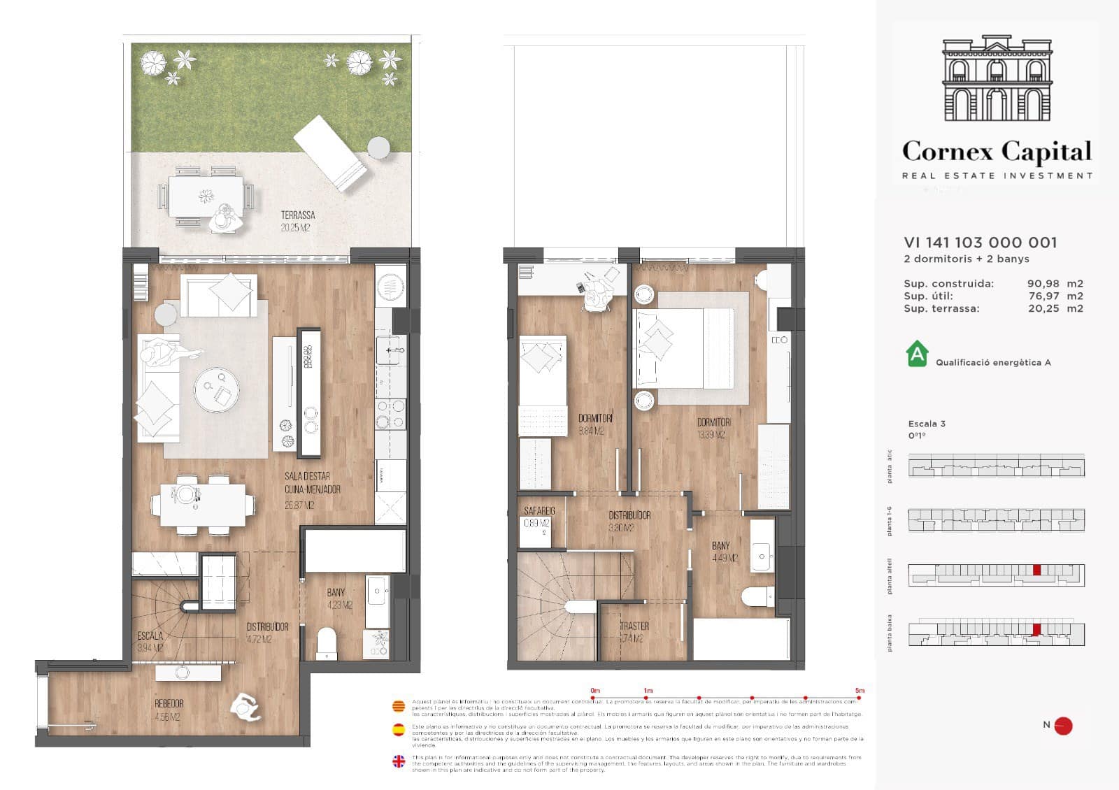 Apartamento de 2 habitaciones en Barcelona ciudad en venta con piscina - 521.000 € (Ref: 9468225)