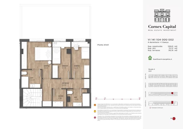 4 chambre Appartement à vendre à Sant Andreu, Barcelone ville avec piscine garage - 795 000 € (Ref: 9468228)