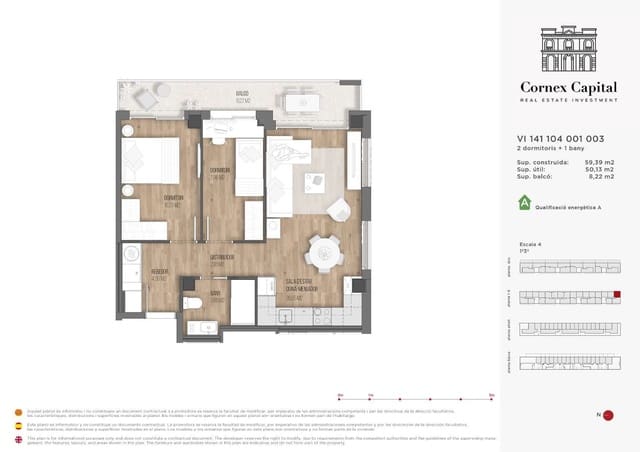 2 makuuhuone Huoneisto myytävänä paikassa Sant Andreu de Palomar, Barcelona kaupunki mukana uima-altaan - 382 000 € (Ref: 9468229)