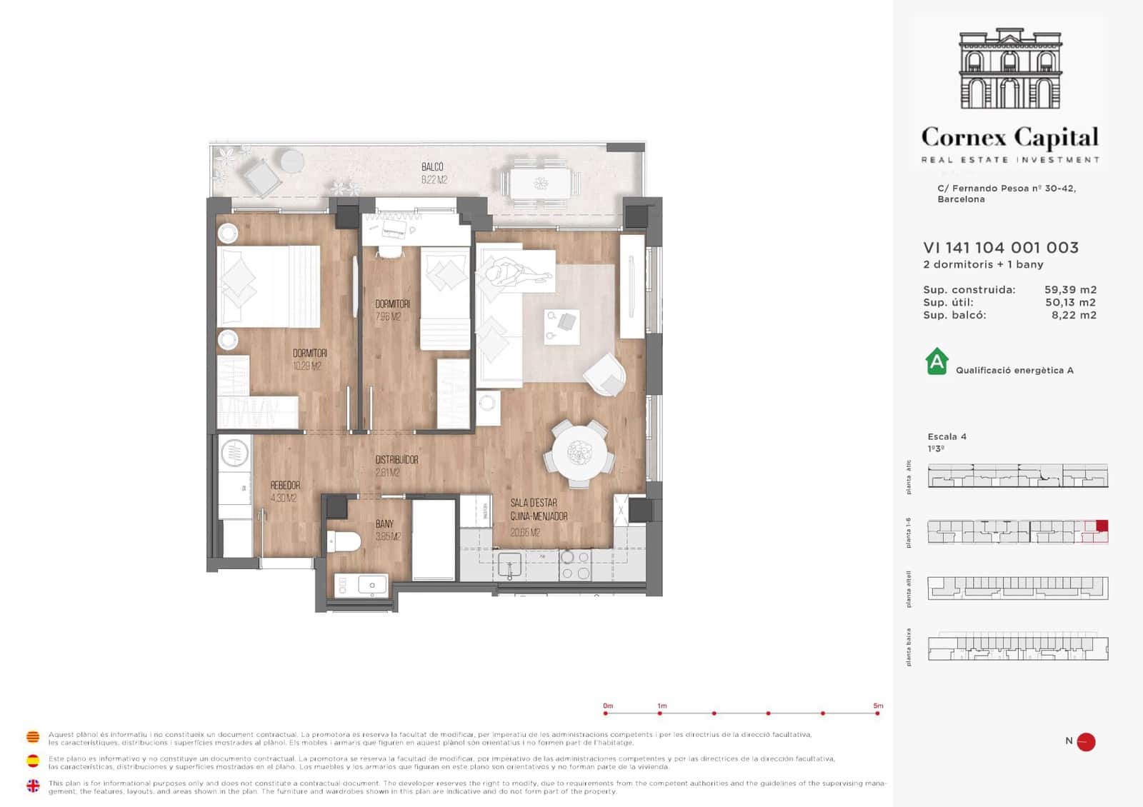 2 slaapkamer Appartement te koop in Barcelona stad met zwembad - € 405.000 (Ref: 9468229)