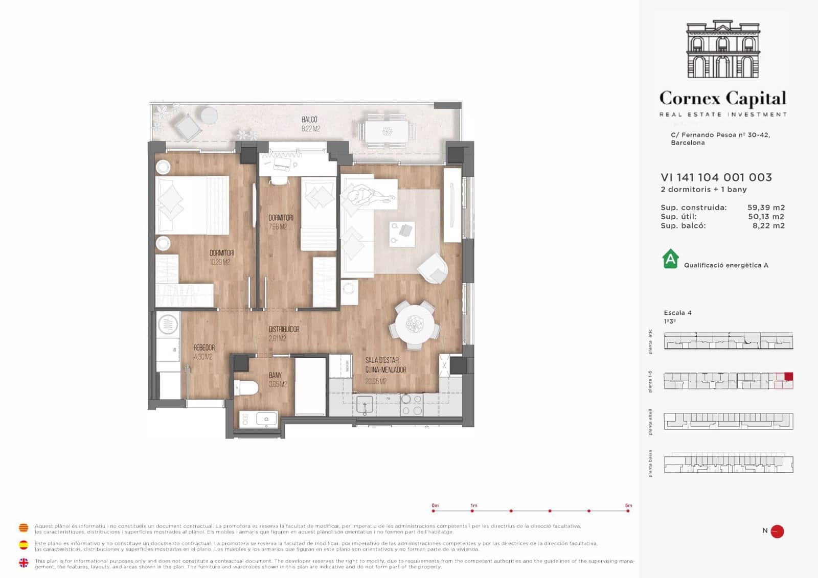 2 sypialnia Apartament na sprzedaż w Miasto Barcelona z basenem garażem - 467 000 € (Ref: 9468229)