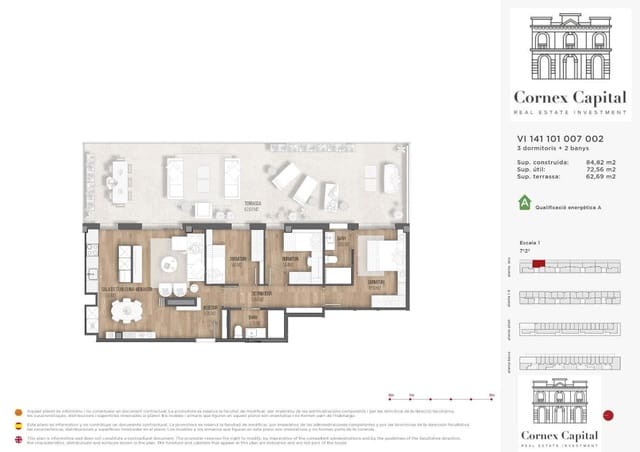 3 makuuhuone Huoneisto myytävänä paikassa Sant Andreu de Palomar, Barcelona kaupunki mukana uima-altaan - 730 000 € (Ref: 9468230)