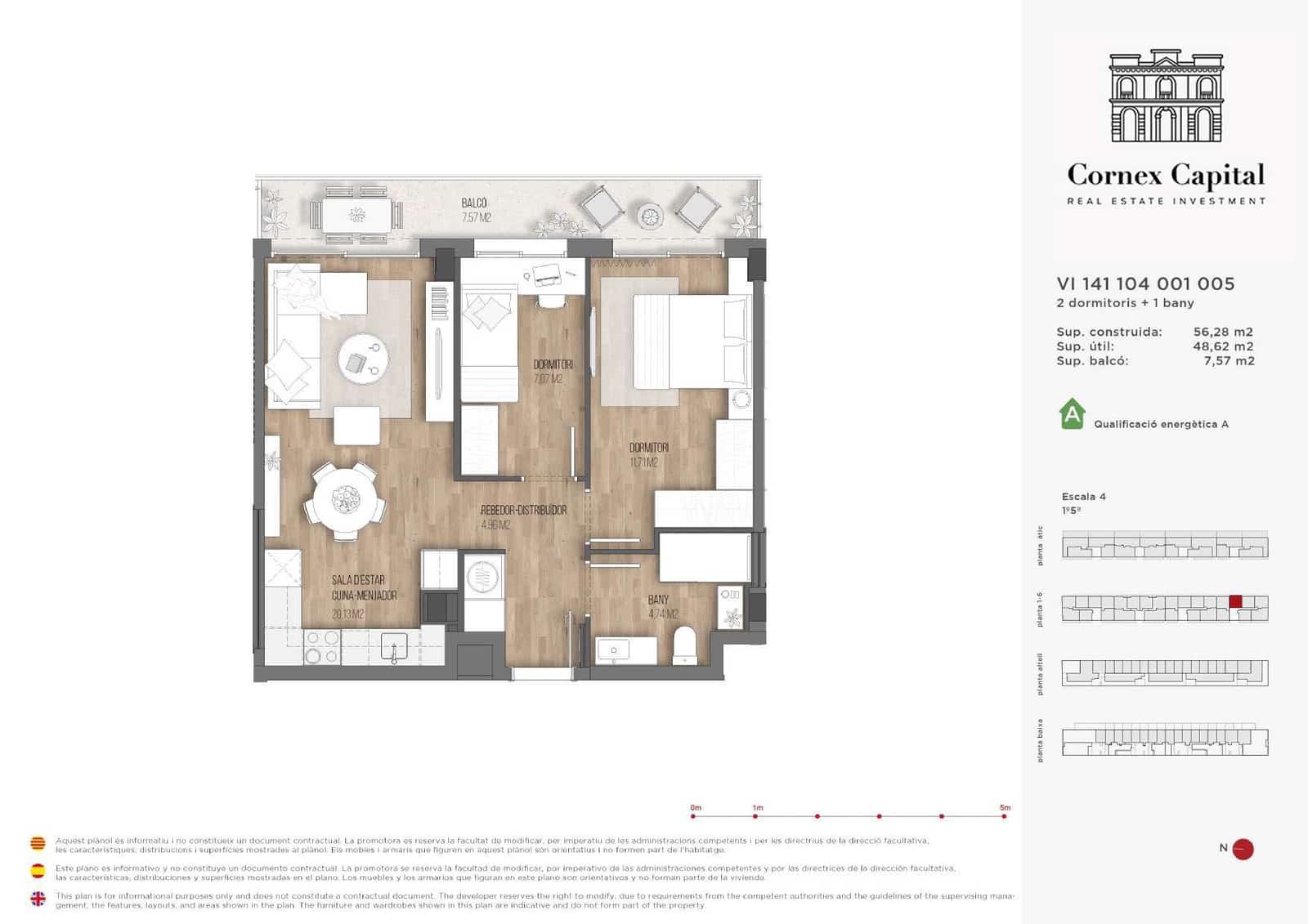 2 bedroom Apartment for sale in Barcelona city with pool - € 343,000 (Ref: 9468232)