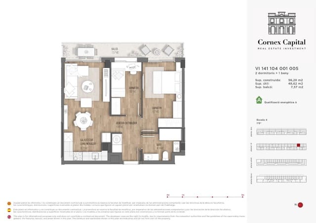 2 bedroom Apartment for sale in Sant Andreu de Palomar, Barcelona city with pool - € 343,000 (Ref: 9468232)