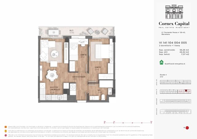 2 camera da letto Appartamento in vendita in Sant Andreu de Palomar, Barcelona città con piscina - 386.000 € (Rif: 9468232)