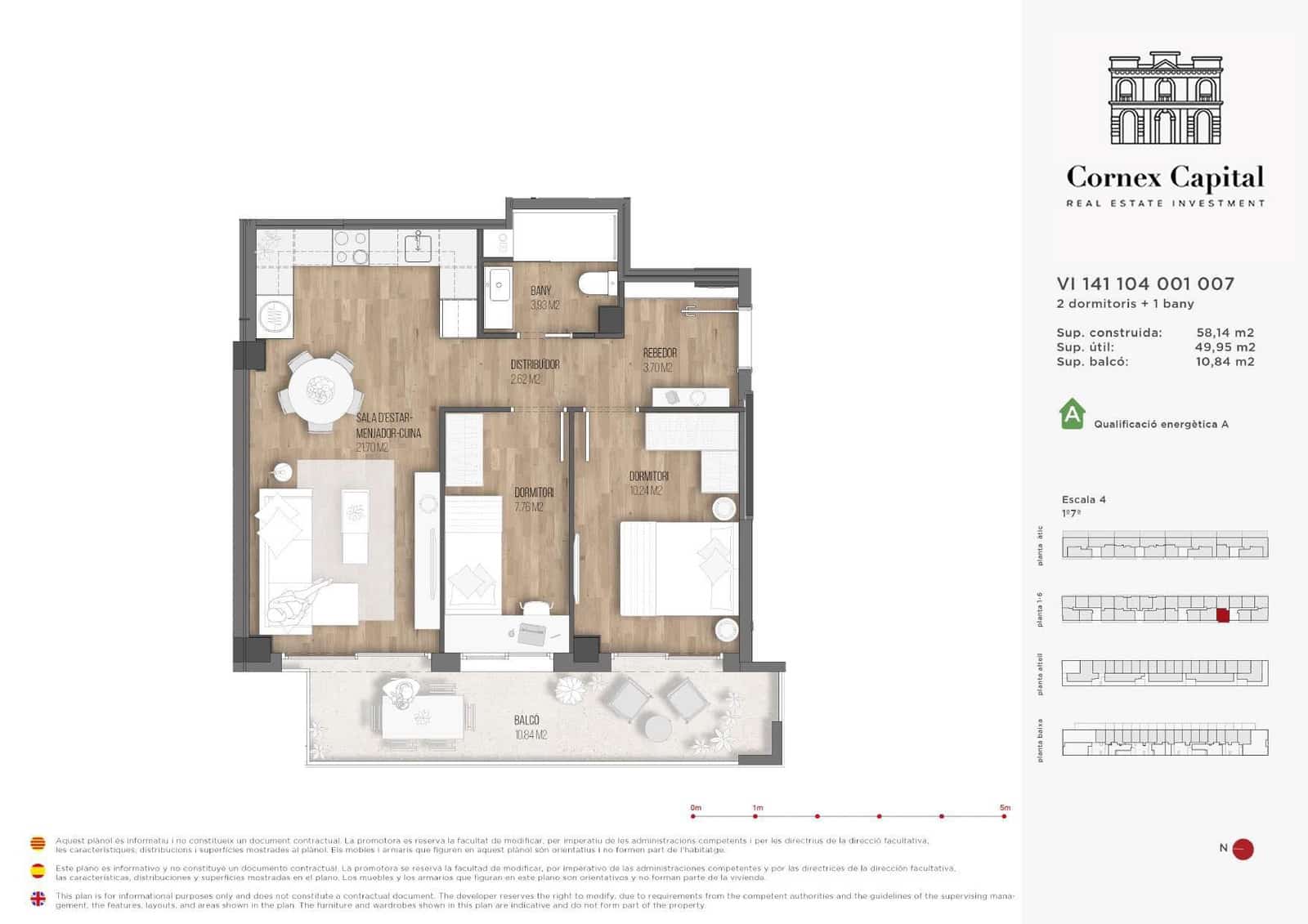 2 bedroom Apartment for sale in Barcelona city with pool - € 353,000 (Ref: 9468237)