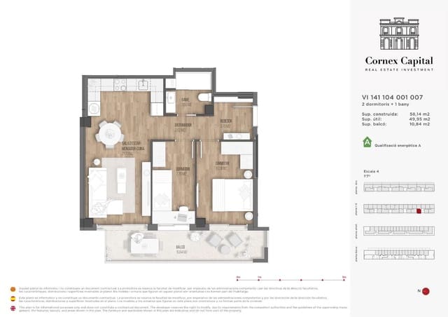 2 bedroom Apartment for sale in Sant Andreu de Palomar, Barcelona city with pool - € 353,000 (Ref: 9468237)